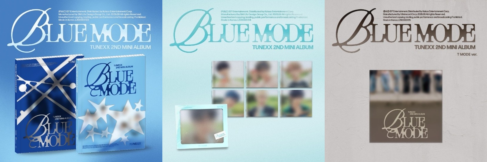 TUNEXXが2ND MINI ALBUM「BLUE MODE」でカムバック！10月に東京で